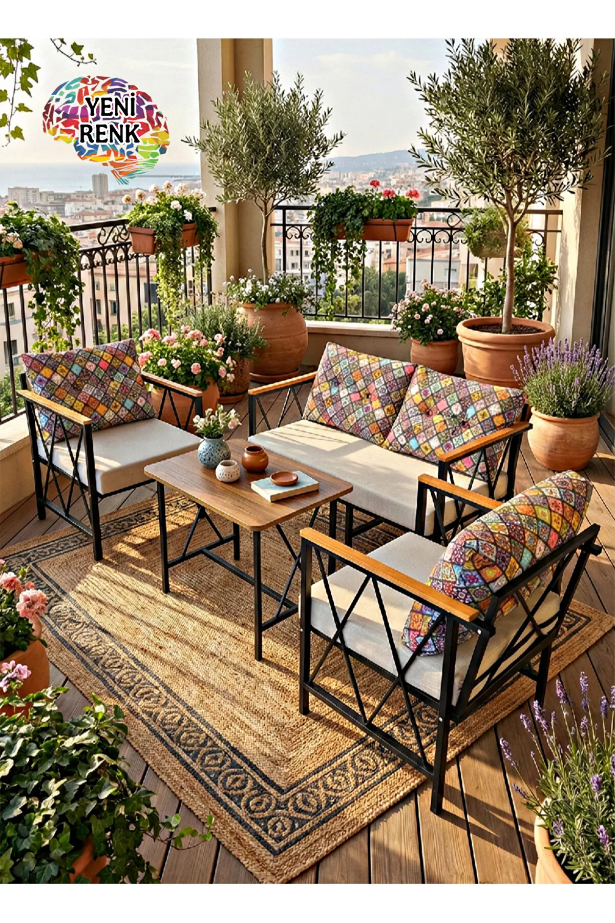 Bahçe Balkon Mobilyası, Masa Sandalye, Oturma grubu