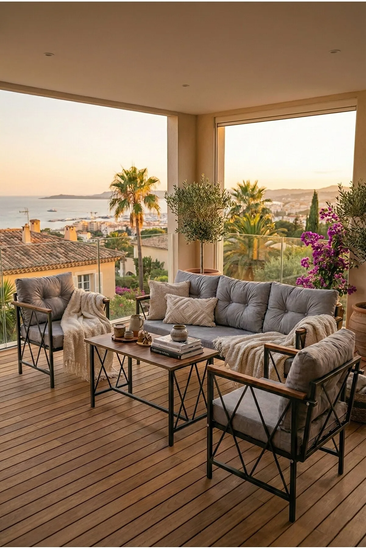Balkon, Bahçe Mobilyası, Masa Sandalye, Kanepe Koltuk Mobilyası, 3 1 1 2
